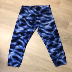 Calvin Klein Blue Leggings Dynamic Design